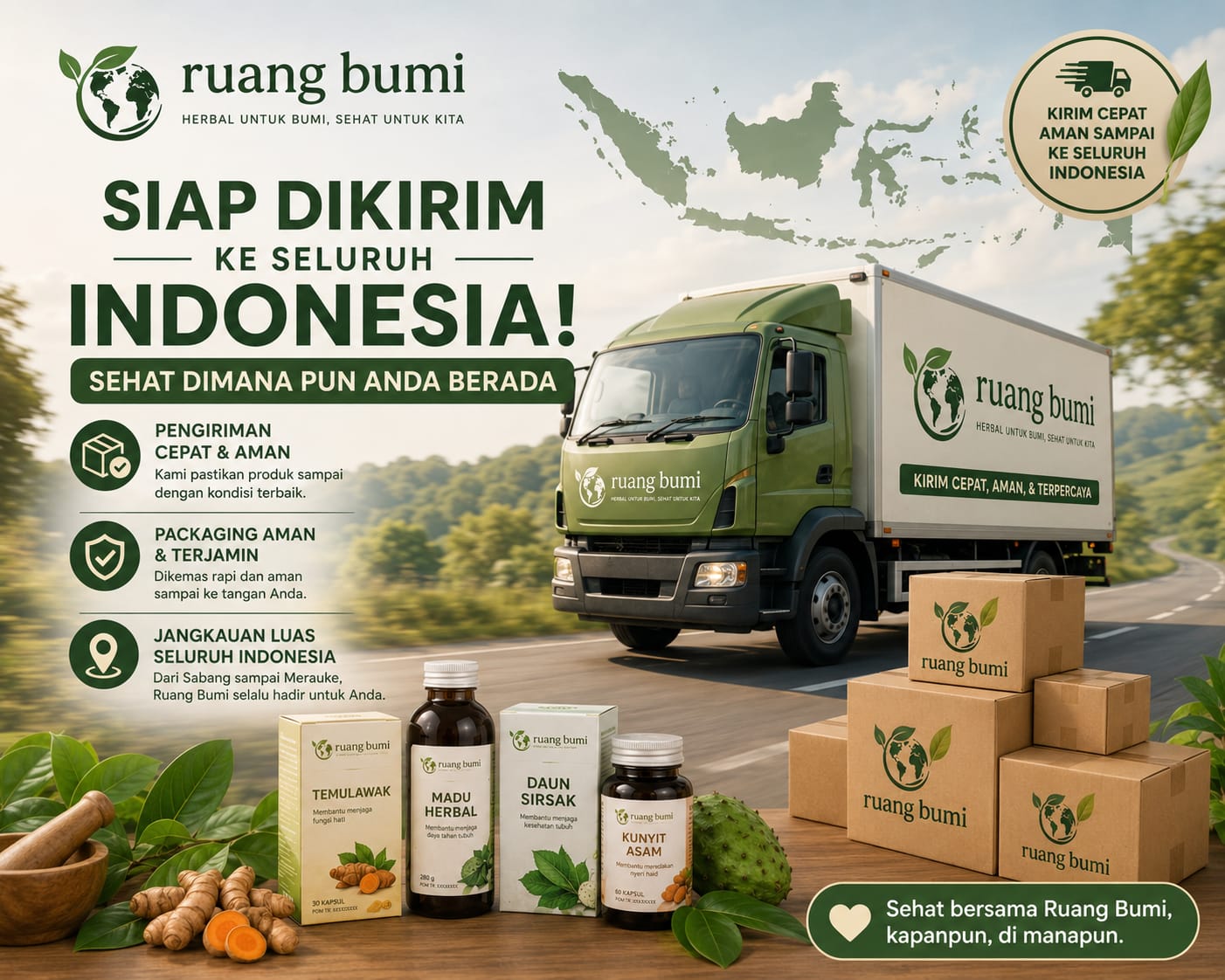 Siap Dikirim ke Seluruh Indonesia