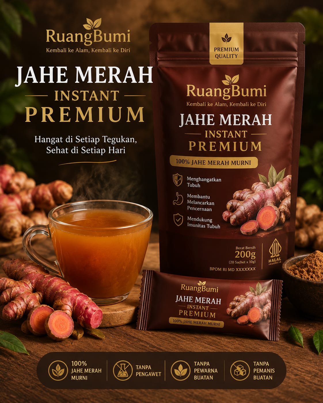 Jahe Merah Instan Premium