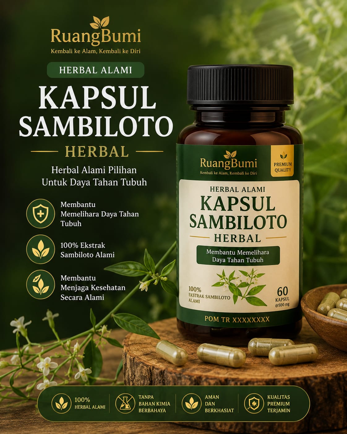 Kapsul Sambiloto Herbal